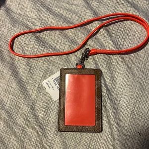 NWT coach lanyard